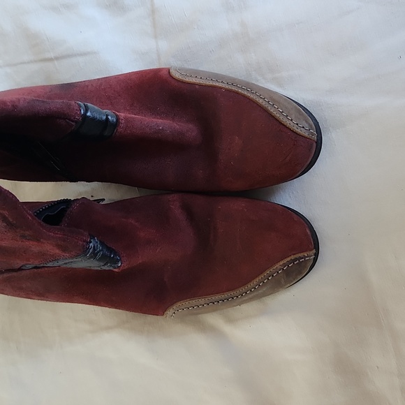 Hand crafted Cnc Costume National over the Knee Boots suede - Picture 4 of 6